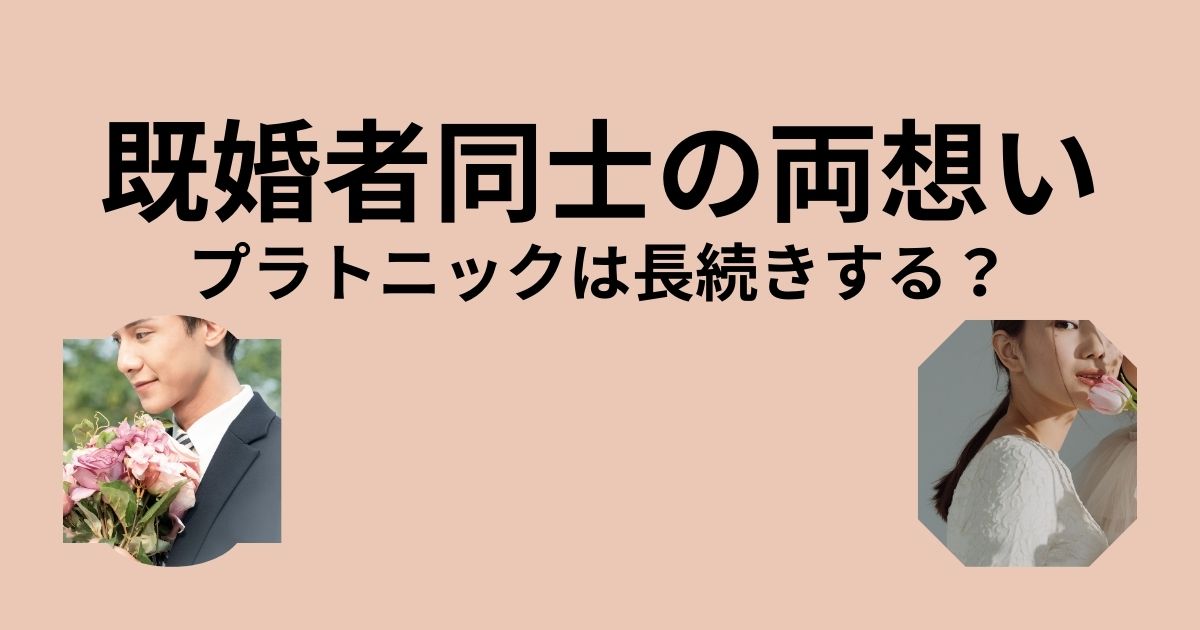 既婚者同士のプラトニック